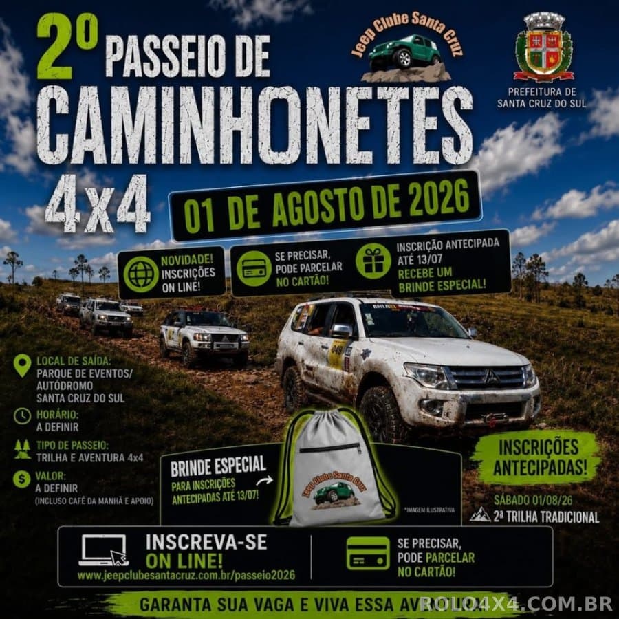 2º Passeio / Trilha de camioneta