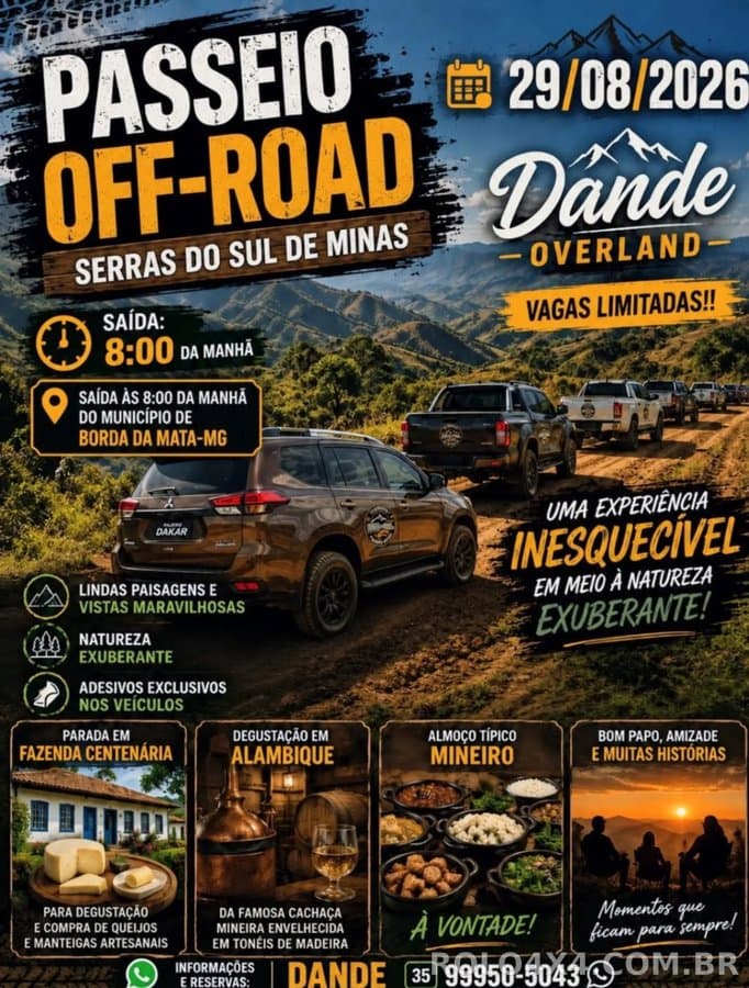 Passeio Off-Road Serra do Sul de Minas