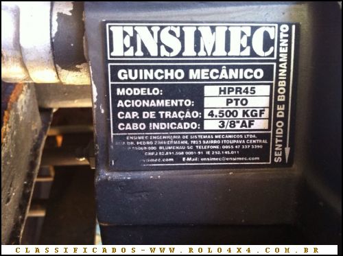 Guincho Mecanico ENSIMEC 