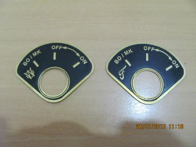 Placa On/off Jeep militar Placa On/off Jeep militar
