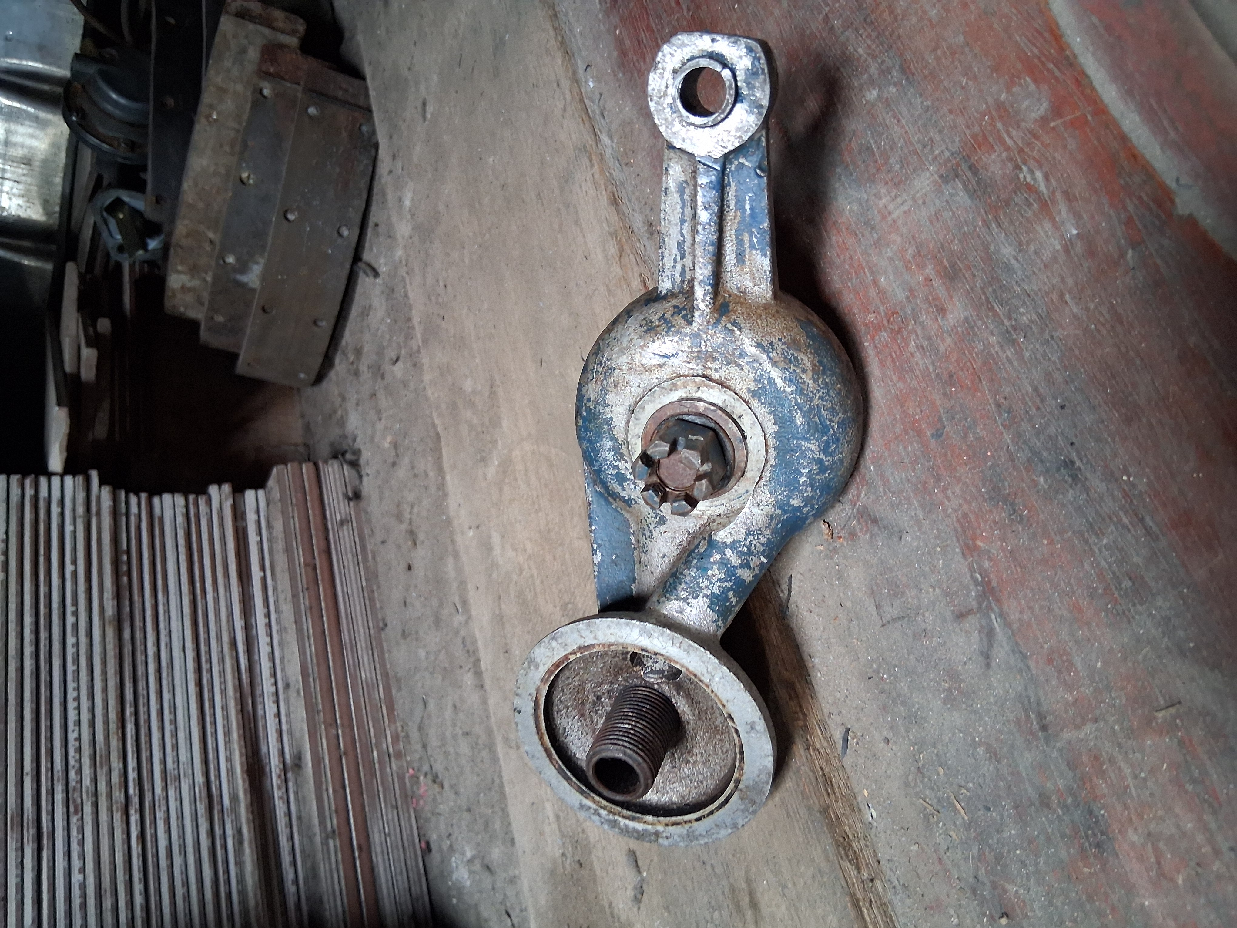 Suporte filtro óleo jeep 